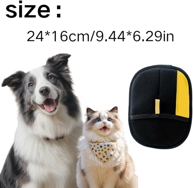 Pet Hair Removal Glove, 2026 Upgraded Electrostatic Pet Hair Remover Glove for Dogs & Cats, 2 Pack Reusable & Washable Magic Brush Tool, Lightweight Portable for Couch, Carpet, Bed (A)