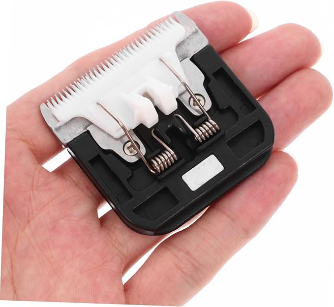 Didiseaon 2Pcs Pet Hair Trimmer Blades for Electric Clippers Replacement Dog Cat Grooming Clip Head Easy to Install Lightweight Design for Paws Ears and Face