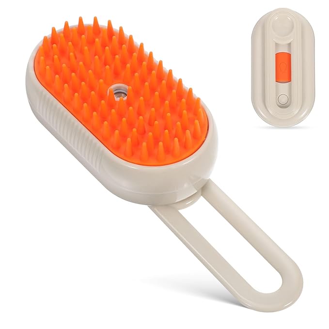 Toyvian Cat Grooming Brush Dog Bath Brush Long Haired Pet Comb Spray Grooming Tool