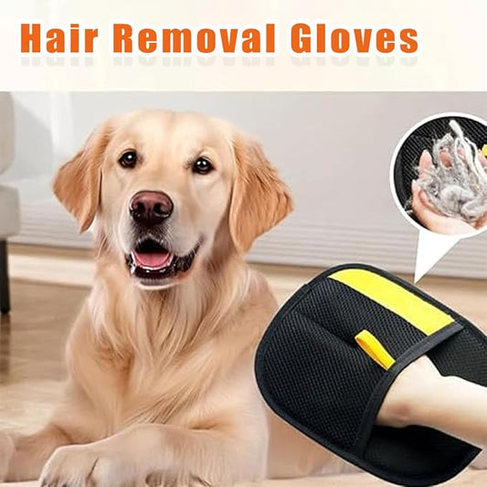 Pet Hair Removal Glove, 2026 Upgraded Electrostatic Pet Hair Remover Glove for Dogs & Cats, 2 Pack Reusable & Washable Magic Brush Tool, Lightweight Portable for Couch, Carpet, Bed (1Pcs)