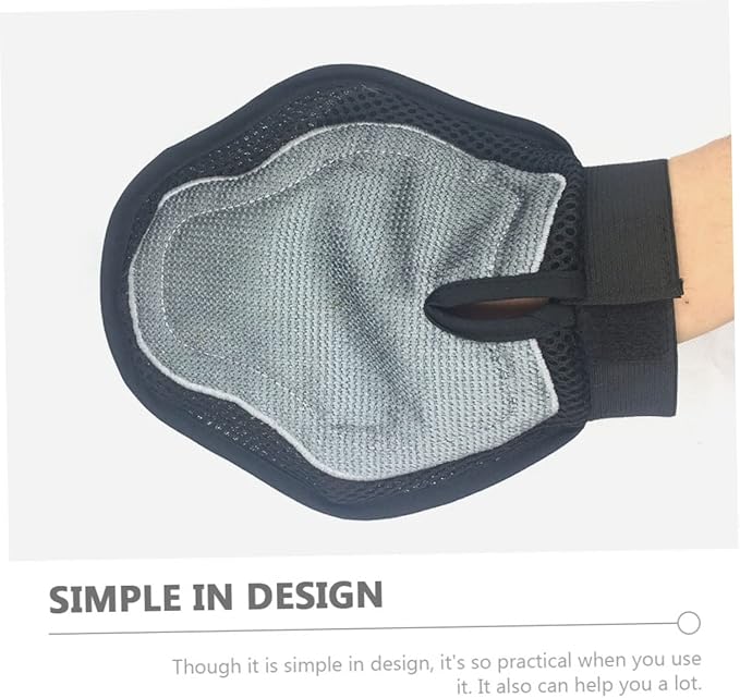 Pet Grooming Glove Brush for Cats and Dogs Dual Sided Massage Glove Comfortable and Easy to Wear for Bathing and Grooming for All Breeds