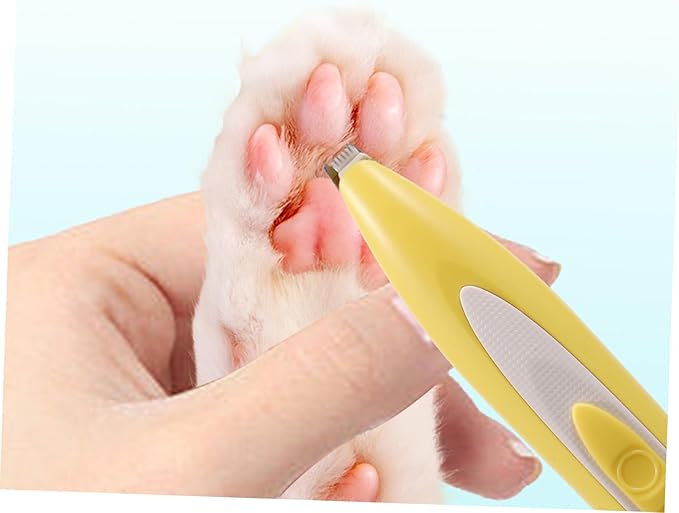 Hemoton Dog Hair Clipper Professional Grooming Clipper Battery-Powered Pet Hair Trimmer Cat Grooming Tool Silent Handheld Pet Remover