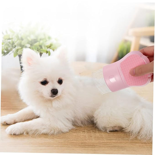 POPETPOP PET Grooming Comb Knot Removal Brush for Cats and Dogs Massage and De-shedding Tool for Long and Short Hair Pets