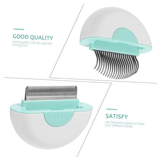Toyvian Cat Stripping Tool Cat Grooming Comb for Matted Fur Cleaning Tool Massage Brush