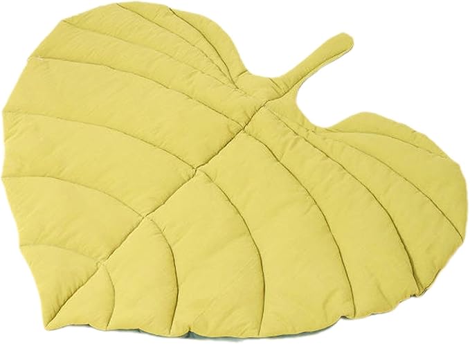 Dog Mat Pet Sleeping Mat Comfortable Soft,Supplies,Large,Decoration Pet Pad Dog Bed Mat for Small Medium Dog Kitten, Heart Shaped Leaf