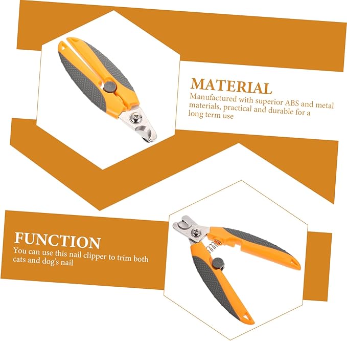 BESPORTBLE Ergonomic Pet Nail Clipper Lightweight and Portable Clipper for Cats and Dogs High Sharpness Blades Easy Nail Trimming for Home Grooming