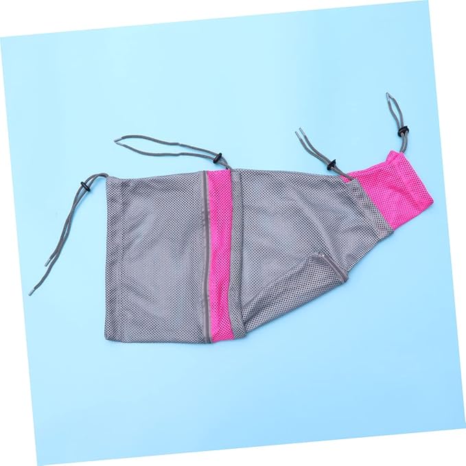 Cat Grooming Bag Adjustable Mesh Bathing Bag for for Bathing Nail Trimming and Ear Cleaning Random