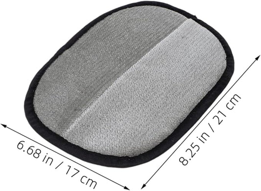 Amosfun 4Pcs Double Sided Pet Grooming Gloves Hair Removal Mitt for Cats Dogs Cleaning Tool for Furniture Clothes for Maximum Coverage