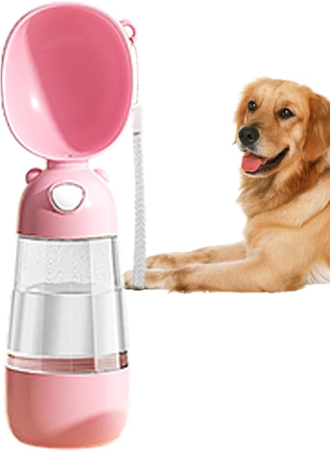 Dog Water Bottle, Leakproof Pet Drinking Bottle, Puppy Watering Dispenser for Walking Camping Outing Personal Pet Supplies Pets Protective Guard 500ml Capacity Professional Grade Authentic Model