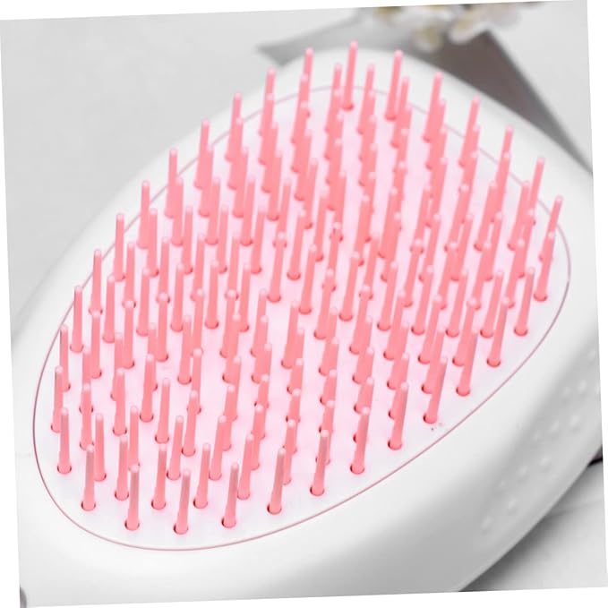Garneck Abs Pet Dog Cat Grooming Comb De-shedding Brush for Easy Hair Removal Knot Elimination Pet Cleaning Tool with Hanging Lanyard