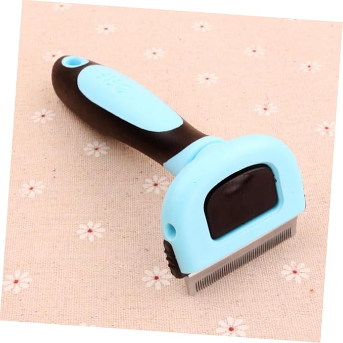 Happyyami Pet Dog Grooming Brush for Shedding and Removal Handle Comb Easy to Suitable for Cats and Dogs