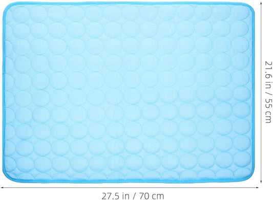 TOYANDONA Pet Cooling Mat for Dogs Large 70x55 Cm Non-Toxic Self-Cooling Pad Washable Dog Sleep Mat Comfortable Supplies
