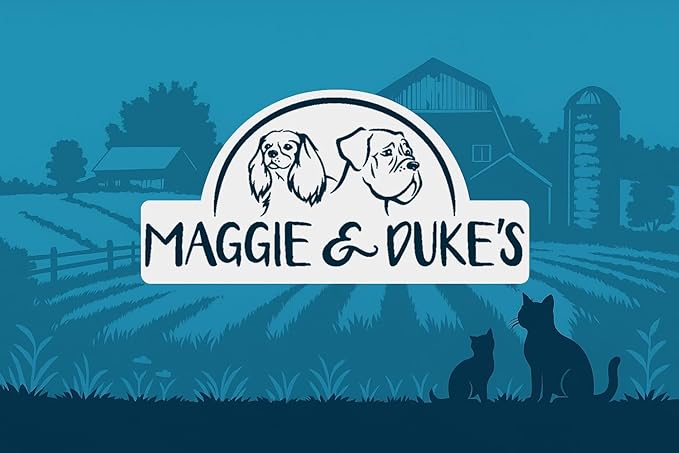 CountryMax Maggie and Duke’s Canned Cat Food – 14 oz – High-Protein, Grain-Free Wet Food for Adult Cats & Kittens (Case of 24 Cans, Savory Seafood)