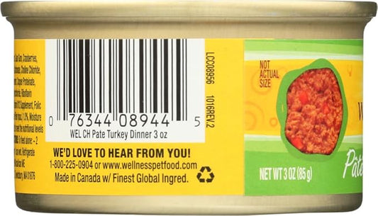 Wellness Turkey Cat Can 12/3Oz