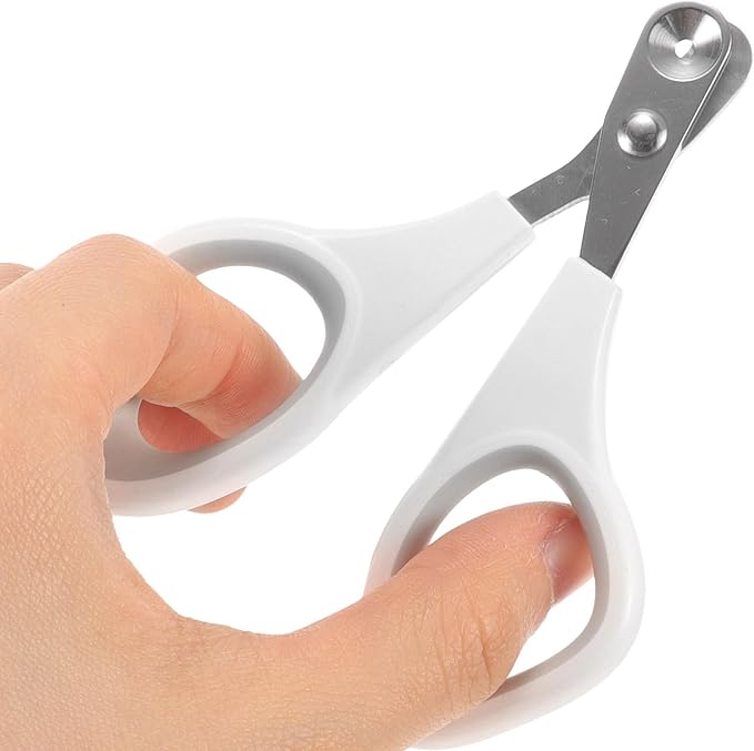 2Pcs Pet Nail Trimmers: Kitten Claw Trimmers - Cat Claw Clippers - Stainless Cat Nail Clippers for Pet Daily Care for Small Animals Dogs Rabbits
