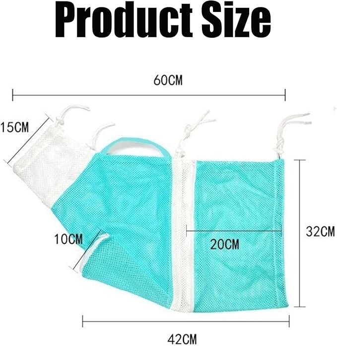 Multifunctional Cat Mesh Bathing Bag, Anti-Bite and Anti-Scratch with Zipper and Drawstrings, Adjustable Breathable Polyester Mesh Restraint for Bathing, Nail Trimming (Green)