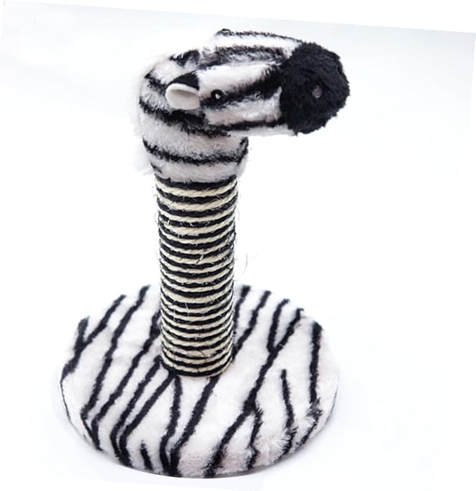 BESPORTBLE 2pcs Cat Scratching Posts and Climbers with Animal Patterns, Wear-Resistant Reusable Scratching Poles for Small Cats and Kittens Indoor Play and Claw Care