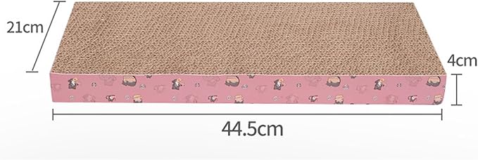 Cat Scratching Board, Cat Scratcher Cardboard, Reversible, Durable Recyclable Cardboard, Double-Sided Design, Cat Scratch Pad for Indoor Cats,Furniture Protectors from Cat Scratching(1-Pack)