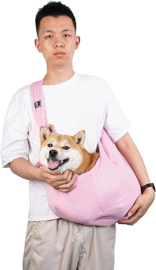 Crossbody Breathable Dog Folding pet Bag with Large Capacity pet Supplies