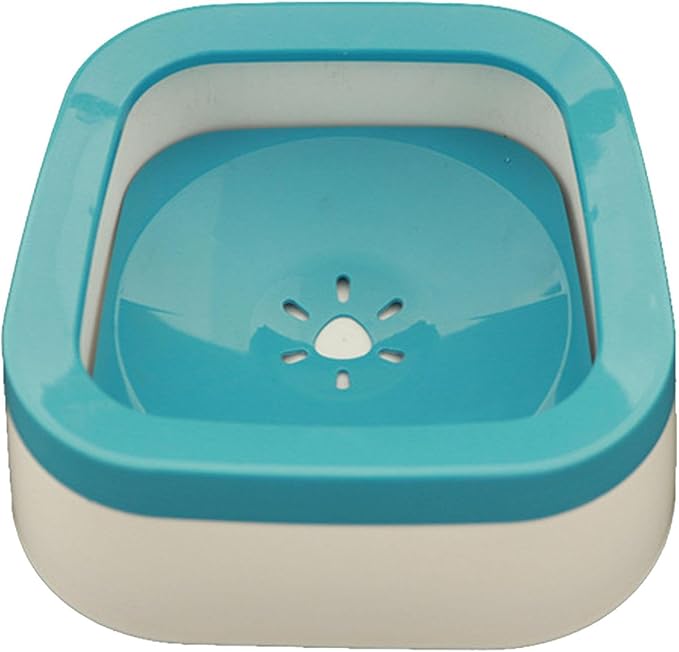 Dog Water Bowl Dispenser Water Feeder for Dogs Feeder Cat Dog Supplies Cat Bowls Water Dispenser for Pet Messy Drinkers Kitten, Blue