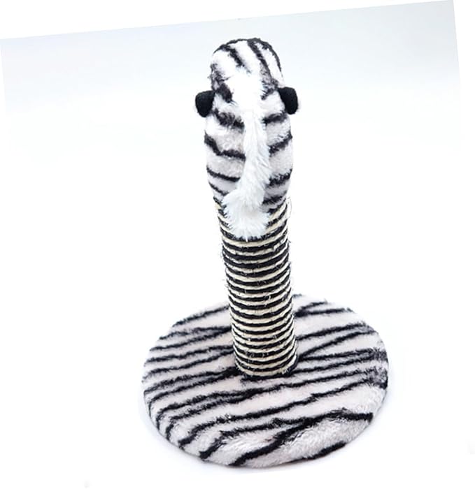 BESPORTBLE 2pcs Sisal Cat Scratching Posts with Climbing Frame Small Elephant Zebra Design Indoor Vertical Scratcher for Kittens and Cats