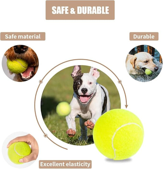 ptlsy Dog Tennis Balls 16 Pack Pet Mini Tennis Ball for Small Medium Dogs Fetching (2 inch)