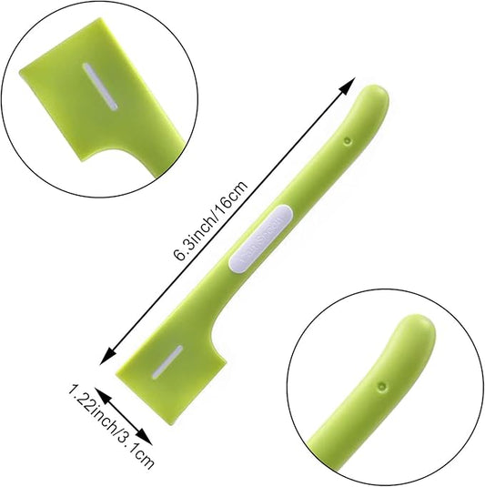 4 Pack Pet Supplies - Can Food Mixing Spoons, Canned Scoop for Cat & Dog Feeding, Wet Food Storage (Green + Gray)