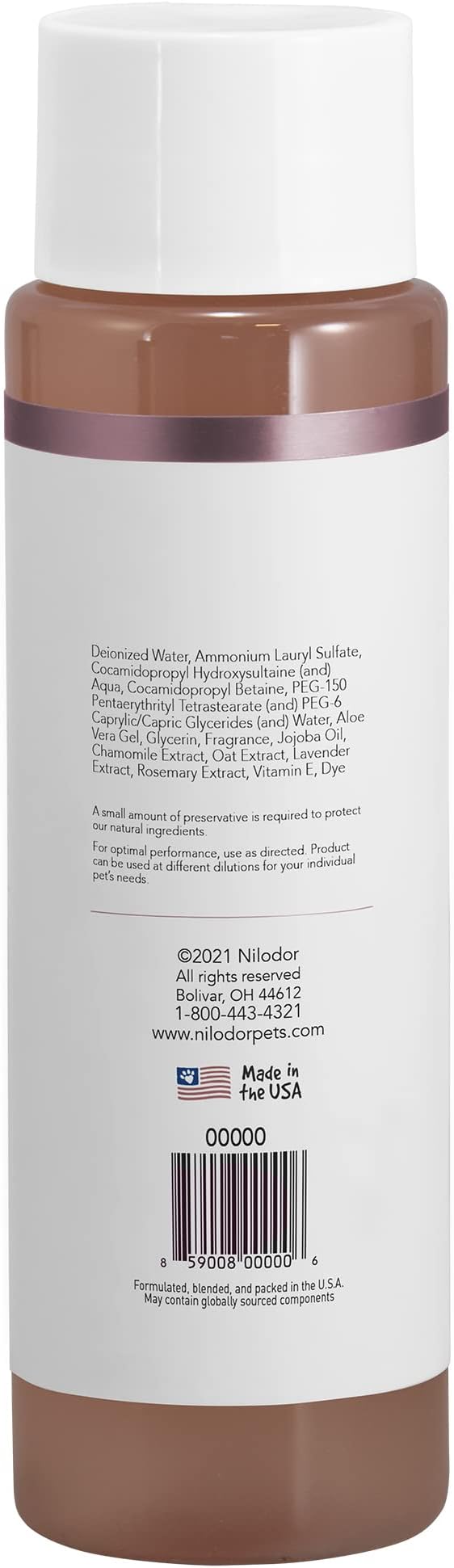 Bobbi Panter Dog Shampoo - Made in USA - All Natural Formula for Whitening All Coats, Enhances Shine & Moiturizes - Concentrated 20:1 for Professional Groomers - Peach Scent, 13 Oz