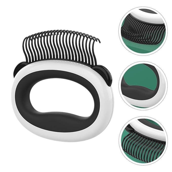 TOYANDONA Cat Grooming Comb for Indoor Cats Soft Tooth Detangling Portable Pet Hair Removal and Massage Comb for Kitten Fur Care