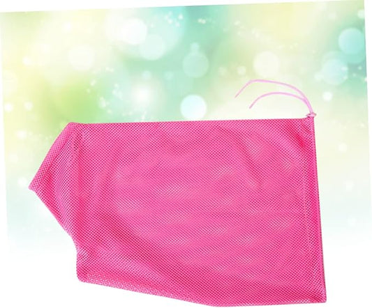 BESPORTBLE Multi-Function Cat Grooming Bag Breathable Mesh Pouch for Washing Nail Trimming and Feeding Color for Cats and Kittens Pull Rope Design