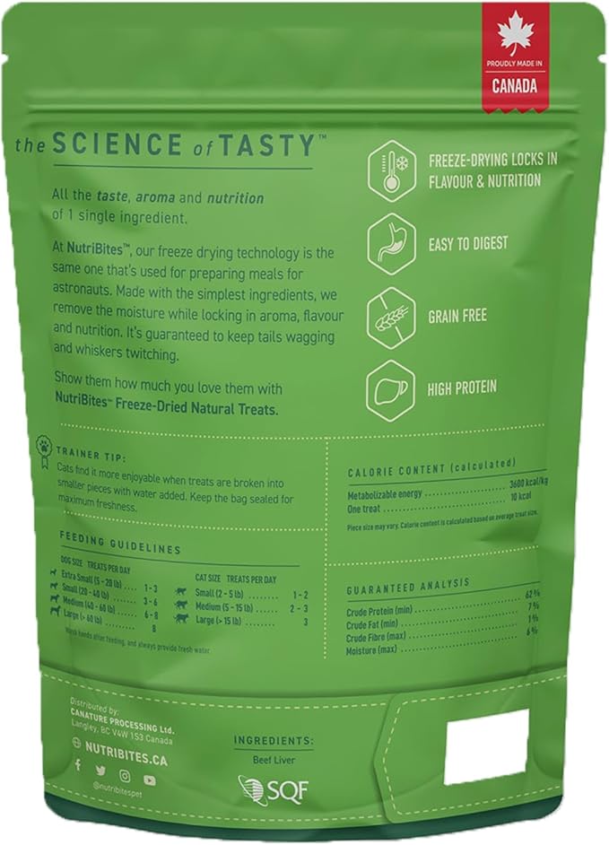 Nutri Bites Freeze Dried Treats (17.6, Beef Liver)