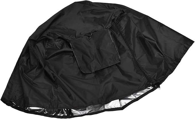 Dogs Wire Crate Cover Pet Cage Cover for Outdoor, Sunproof Pet Kennel for Dogs, 124.5x84x79cm Supplies (Black)