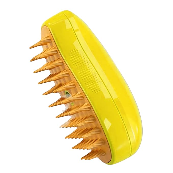 Cat Steamer Brush, Electric Cat Brush With Spray, Self Cleaning Steams Cat Brush, Multifunctional Dog Steamer Brush For Massage, 3 In 1 Cat Grooming Brush Pet Hair Removal Comb For Cat And Dog