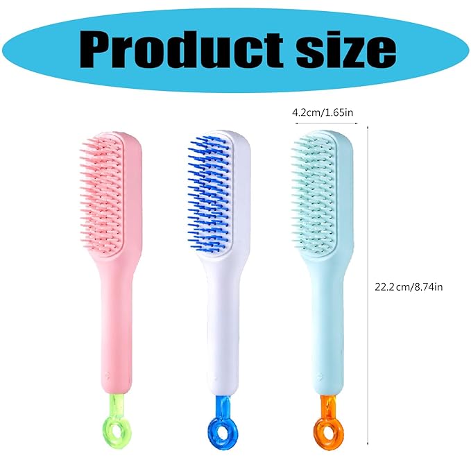 Retractable Pet Hair Brush Grooming Tool For Dog And Cats Gentle Grooming Brush For Various Pet Salon Use Supply