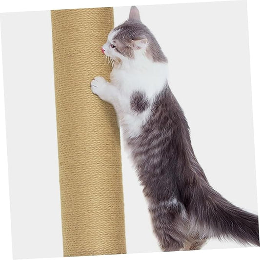 POPETPOP Replacement Rope for Cat Scratch Post Durable Wooden Climbing Frame Accessory