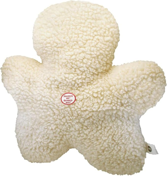 SPOT 8in Vermont Style Fleece Chewman Dog Toy β Soft Plush Squeaky Comfort Toy for Small & Medium Dogs and Puppies β Safe for Light Chewers β No Plastic Parts β Calming Cuddly Pet Toy