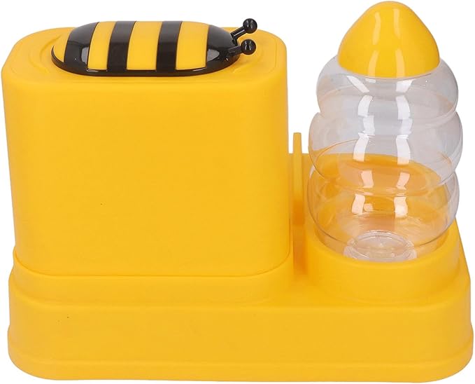 Cat Gravity Feeder and Water Dispenser - 2 in 1 Automatic Pet Feeder and Water Dispenser - Large Capacity Dry Wet Separation Cat Food Dispenser - Easy Clean for Small Dog Puppy Cat
