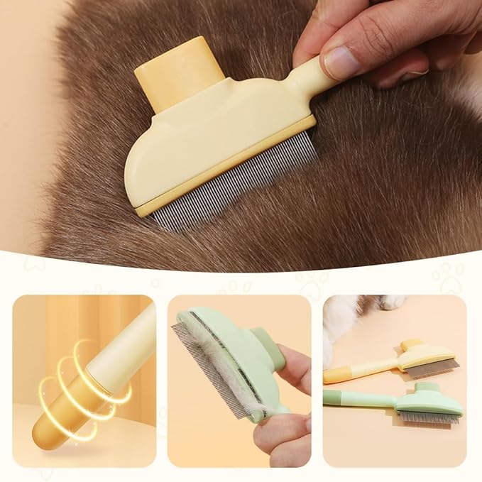 Cat Grooming Comb (Green)
