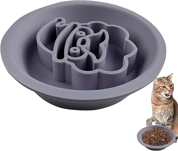 Dog Slow Feeder, Dog Food Bowl | Cute Christmas Theme Dog Silicone Slow Feeder Bowl - Pet Feeding Supplies, Dog Dishes