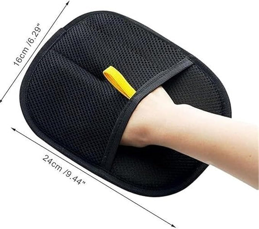 Pet Hair Remover Glove, Dual-Sided Pets Grooming Glove, Reusable Cat & Dog Hair Remover for Couch, Upgraded Animal Fur Removal Tool