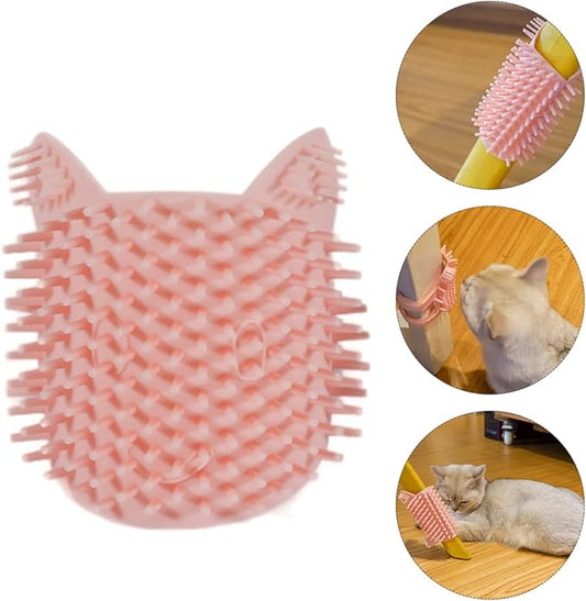 Massaging Self-Cleaning Slicker Grooming Brush for Cats - Pet Corner Beauty and Supply Tool