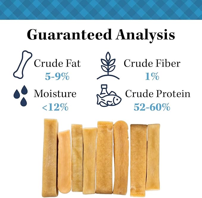 Country Living Natural Yak Cheese Chew Bars for Dogs – Large Size (2 per Bag) – Long-Lasting, High-Protein, Grain-Free Dog Chews – All-Natural, No Preservatives, Gluten-Free – Supports Dental Health