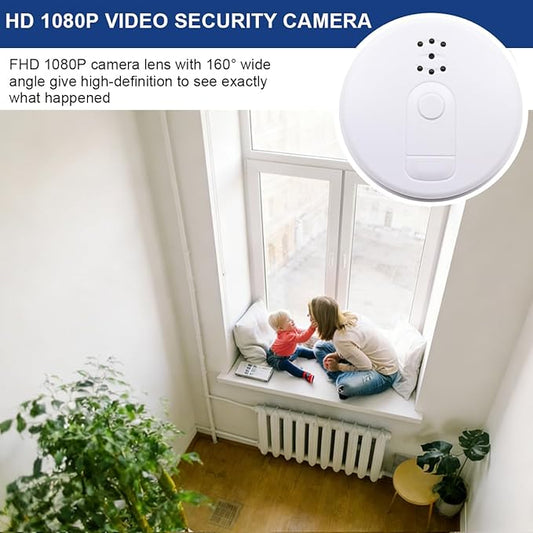 1080P Wireless Pet Camera, Hidden Camera Spy WiFi Indoor Security Cameras Nanny Mini Video Camera with Motion Detection, Night Vision Home Office Security, Pet Surveillance, Video Only