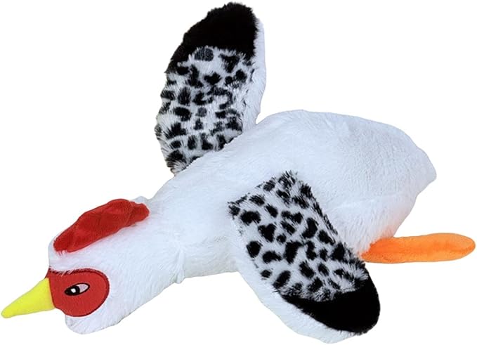 Chicken Plush | Crinkle Squeaky with Sound | Plush Dog Toys, Interactive Pet Supplies, for Puppy Play | for Training and Companionship Puppy Small Medium Large Dog Home Travel Daily Outdoor Garden