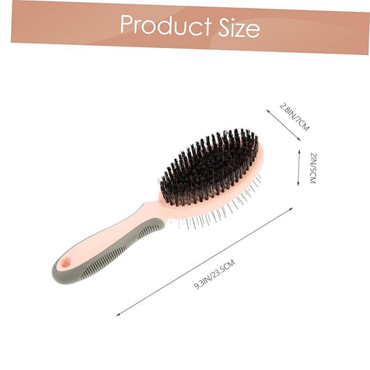 Toyvian Smooth Edges Cat Comb Pet Hair Removal Brush Daily Use Cat Grooming Brush Comfortable Handle Pet Grooming Tool