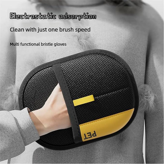 Pet Hair Remover, 2025 New Pet Hair Remover Electrostatic Gloves for Cats & Dogs, Double-Sided Reusable Electrostatic Gloves for Couch, Clothing, Carpet (1 PCS)