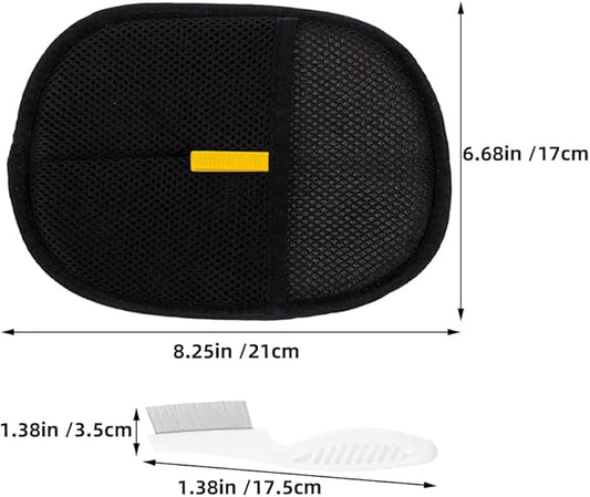 3pcs Cat Dog Hair Remover - Pet Hair Remover Reusable - Electrostatic Removal Tool Cat Grooming Gloves for Couch
