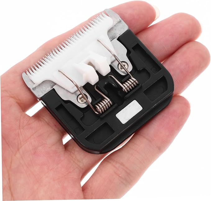 2pcs Dog Clipper Blades Replacement for Electric Pet Trimmers Removable Cutter Heads for Easy Use Compatible with Cat and Dog Grooming Kits Practical Grooming Accessories