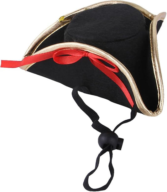 Christmas Pet Hat Cute Captain Pirate Hat for Dog Dress Up Supplies Lovely Halloween Carnival Clothes Accessory Funny Hats for Halloween Cosplay