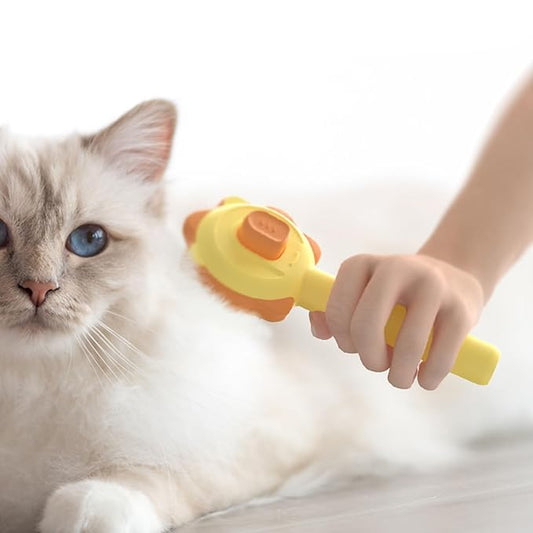 Cats Grooming Deshedding Comb for Cats Remove Loose Hair Cats Massaging Comb Dematting Supply